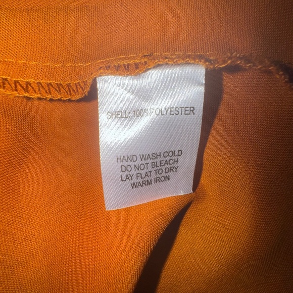 House of Harlow 1960 Size Large Cocktail dress Silky Satin Fabric in Rich Amber - Picture 9 of 15